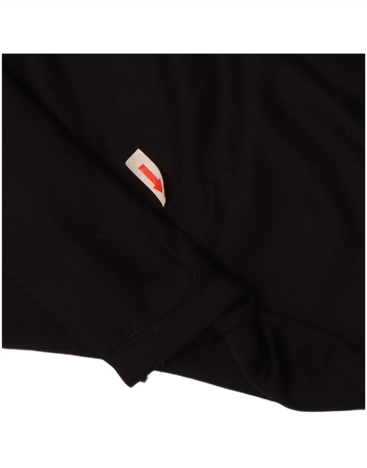 Adidas Herren Climalite T-Shirt Top Medium Schwarz Polyester