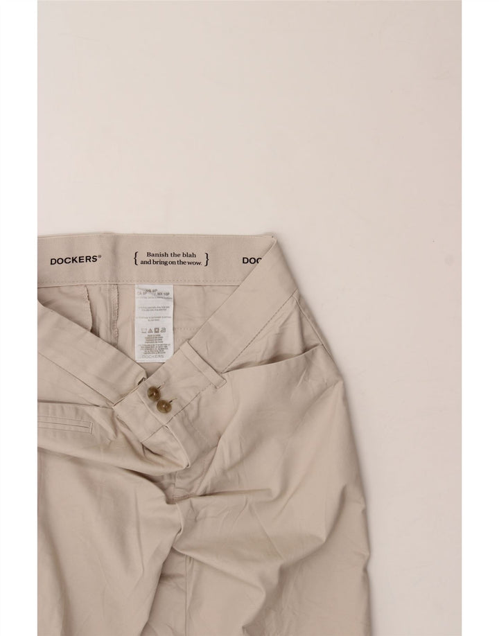 DOCKERS Womens Casual Shorts US 10 Large W32  Beige Cotton Vintage Dockers and Second-Hand Dockers from Messina Hembry 
