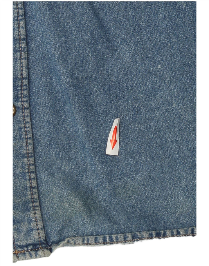 Diesel Herren Jeanshemd XL, blaue Baumwolle