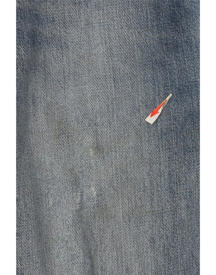 Levi's Damen 501 Straight Jeans W30 L30 Blaue Baumwolle