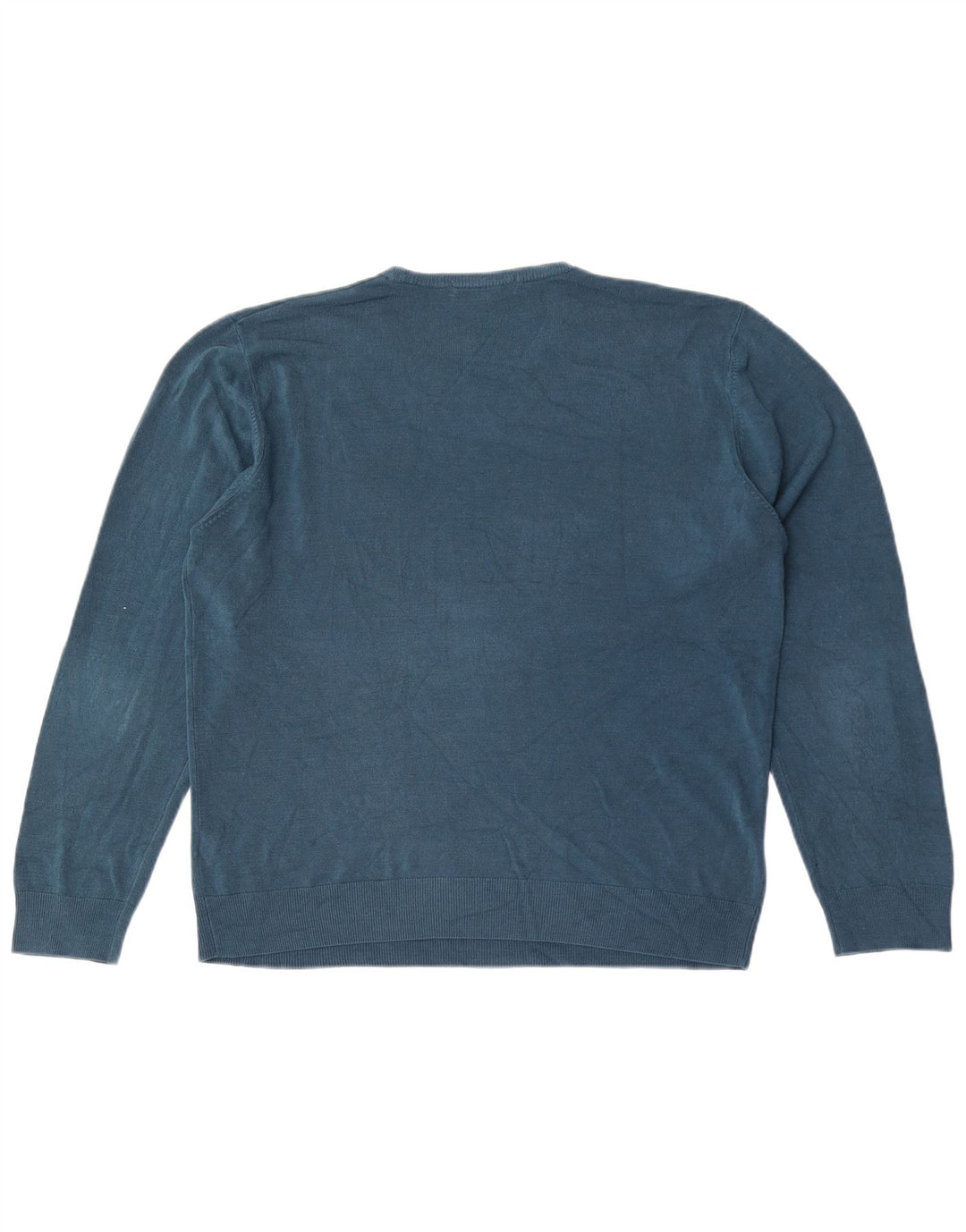 Marks & Spencer Herren-Pullover mit Rundhalsausschnitt, Größe L, Acryl, Blau