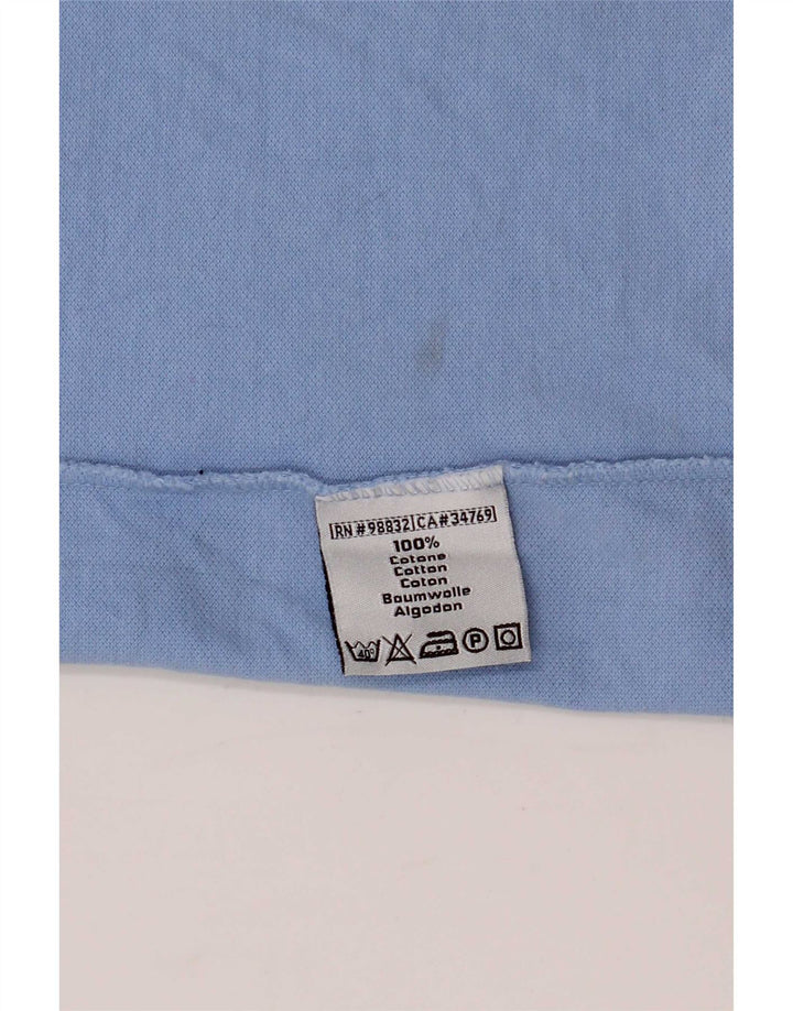 Kappa Herren-Poloshirt, große blaue Baumwolle