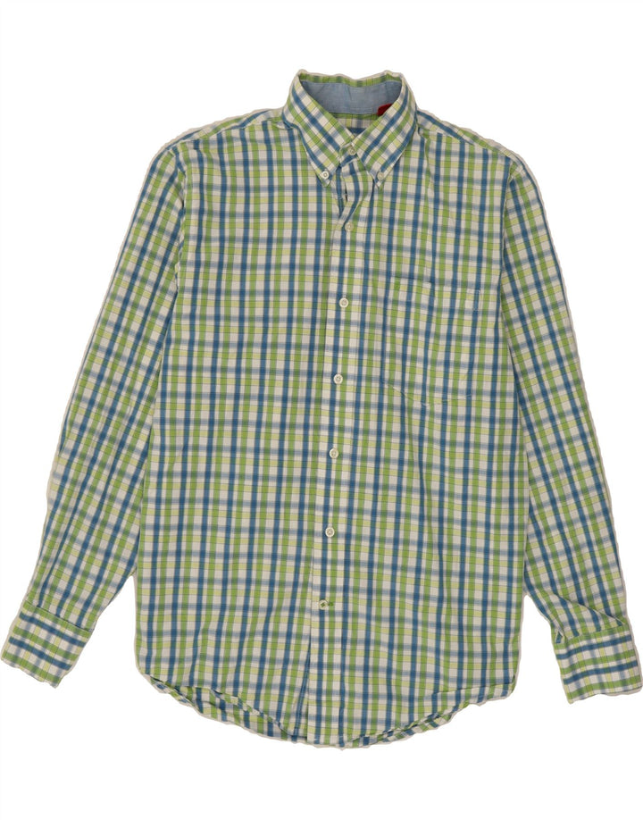 IZOD Mens Shirt Small Green Check Vintage Izod and Second-Hand Izod from Messina Hembry 