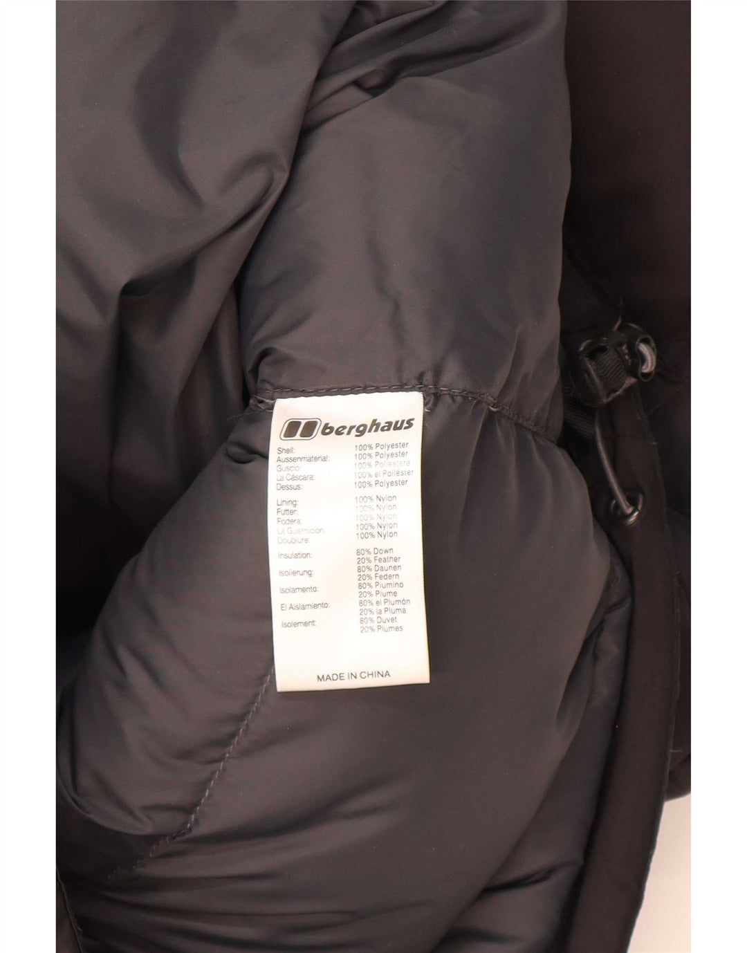 Berghaus Herren Wattierte Weste UK 36 Small Schwarz Polyester