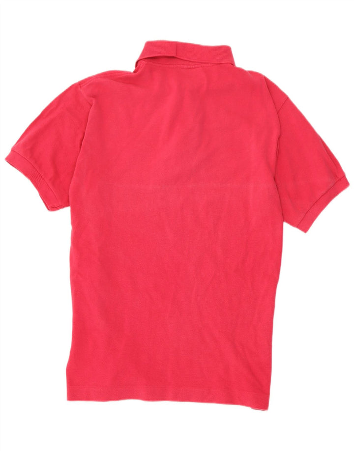 Lacoste Herren-Poloshirt, Größe 3, klein, rosa Baumwolle