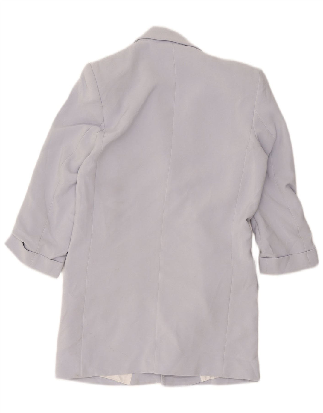 Zara Womens Open Loose Fit Blazer Jacke UK 6 XS Lila Polyester