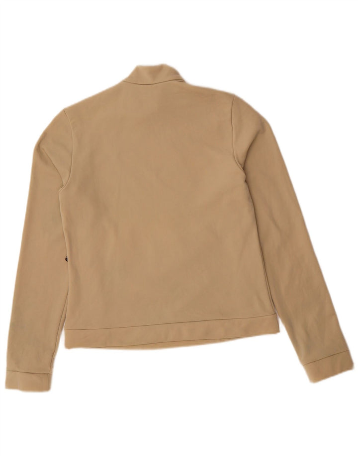 Fila Damen-Sweatshirt mit Reißverschluss am Hals, Gr. 10, Größe S, Beige