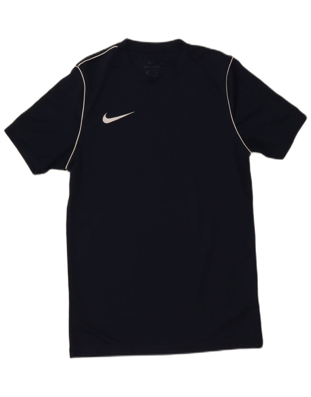 Nike Herren Dri Fit T-Shirt Top Small Marineblau Polyester