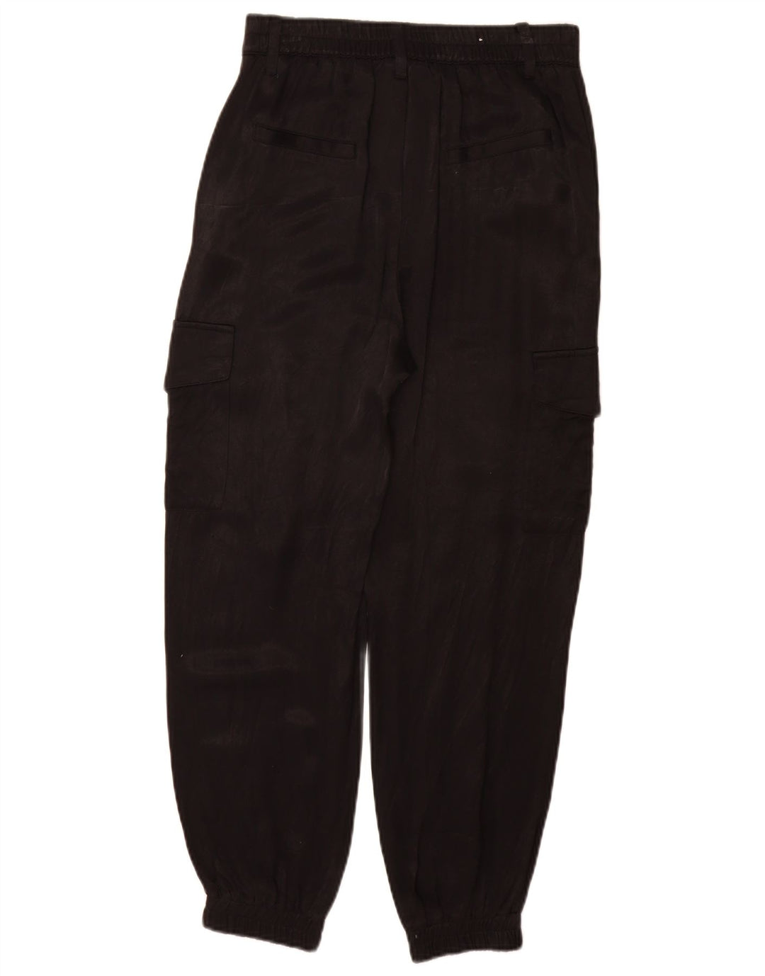 Zara Damen Jogger-Cargohose, Größe S, W26, L28, Schwarz