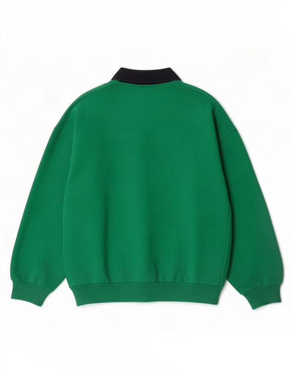 Marina Yachting Damen Grafik-Sweatshirt-Pullover UK 14 Mittelgrün