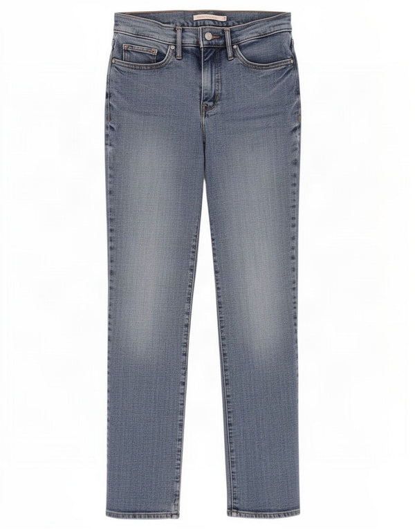 Levi's Damen 314 Shaping Straight Jeans W29 L29 Blau