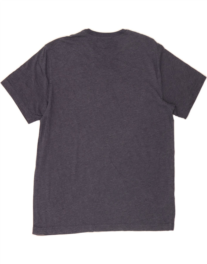 EDDIE BAUER Mens Graphic T-Shirt Top Large Navy Blue Cotton Vintage Eddie Bauer and Second-Hand Eddie Bauer from Messina Hembry 