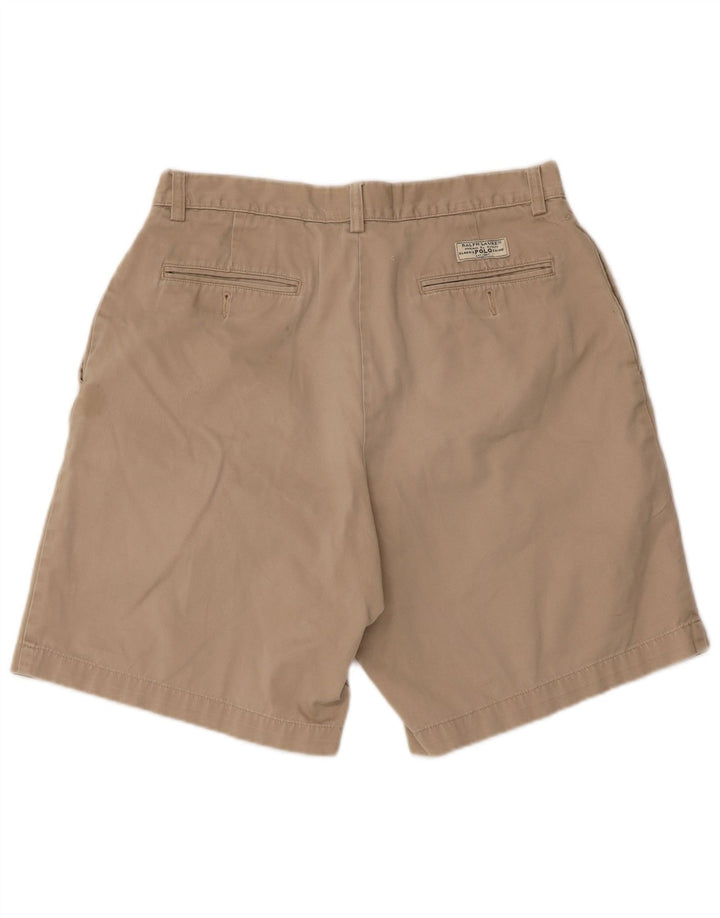 POLO RALPH LAUREN Herren Chino-Shorts mit Pegged, W33, mittelbeige Baumwolle