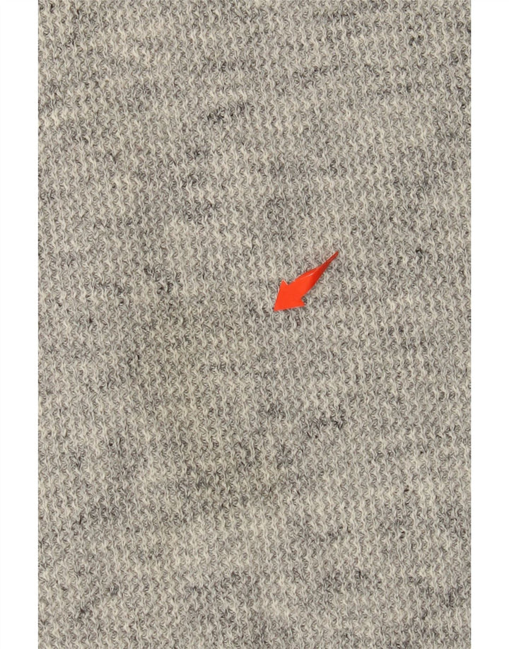 SUPERDRY Herren-Pullover mit Rundhalsausschnitt, 3XL, grau meliert, Baumwolle