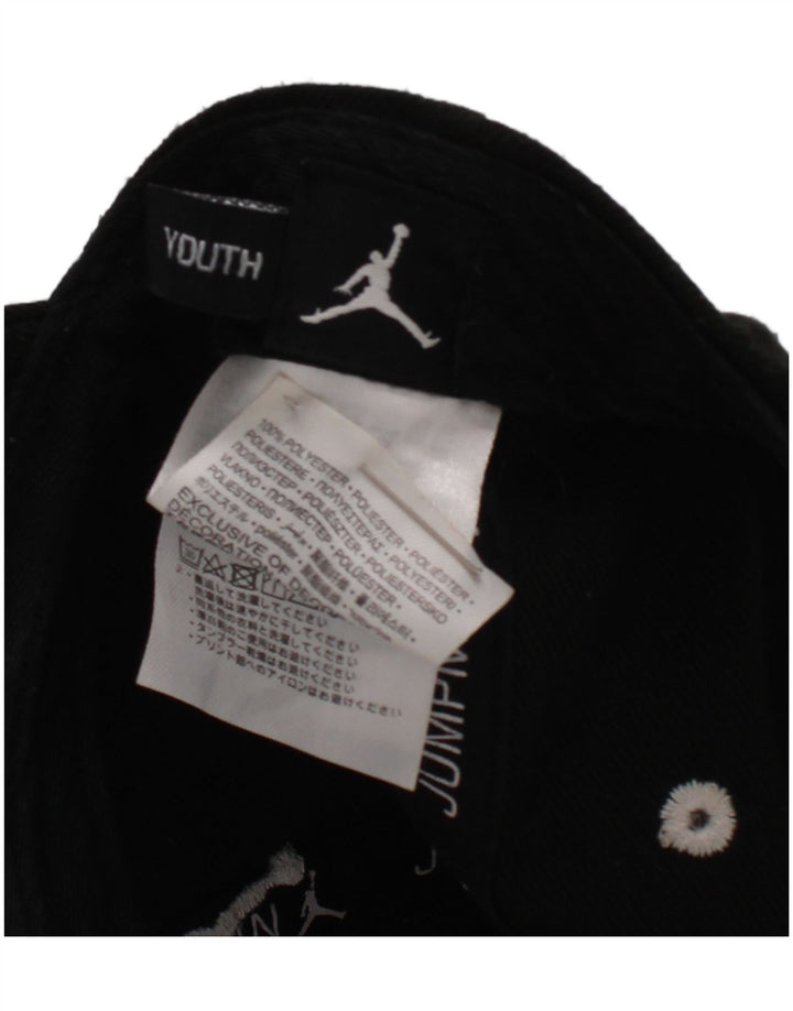 Jordan Boys Graphic Baseball Cap, Einheitsgröße, schwarzes Polyester