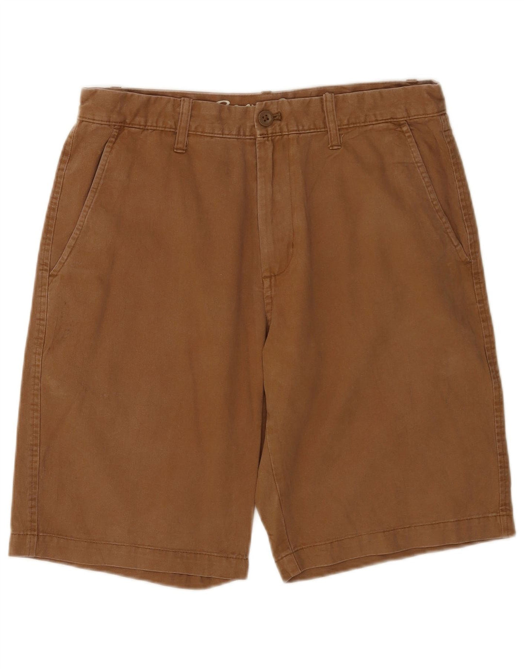 Eddie Bauer Herren Chinoshorts W33 mittelbraune Baumwolle