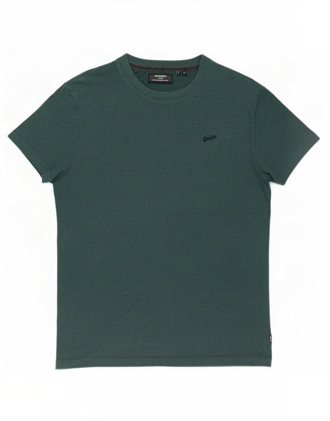 Superdry Herren T-Shirt-Oberteil aus mittelgrüner Baumwolle