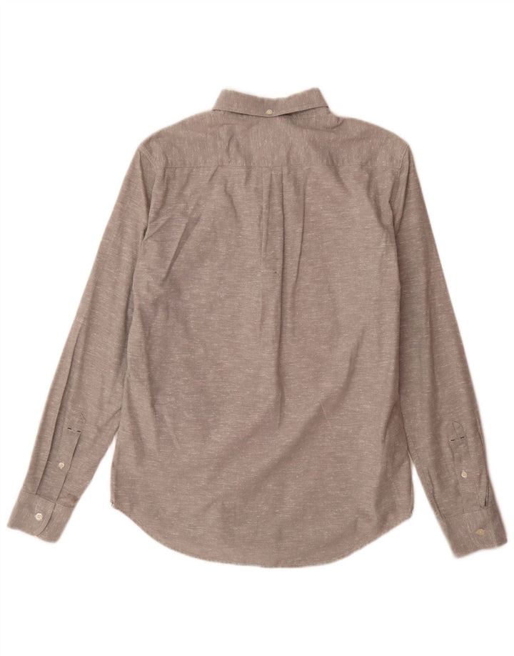 Levi's Herren-Slim-Fit-Hemd aus mittelgrau gefleckter Baumwolle