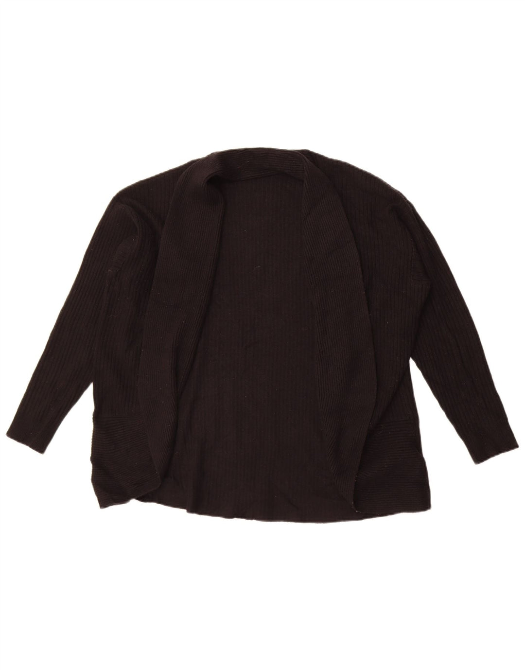 Marks & Spencer Damen Per Una Offener Cardigan Pullover UK 16 Large Schwarz