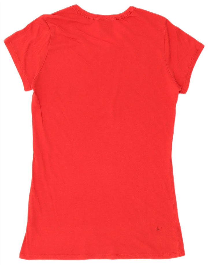 G-Star Damen Grafik T-Shirt Top UK 10 Small Rot