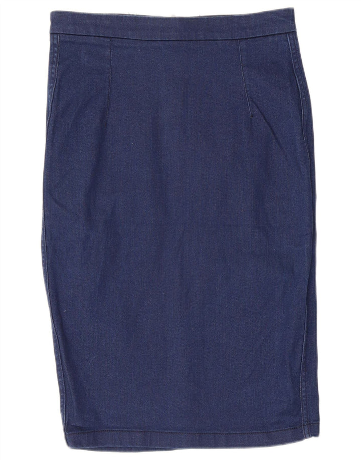 Zara Damen Jeansrock Medium W28 Blau