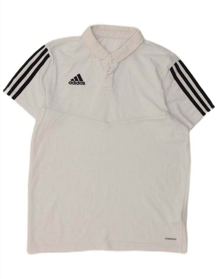 Adidas Herren Aeroready Poloshirt Mittelweiße Baumwolle