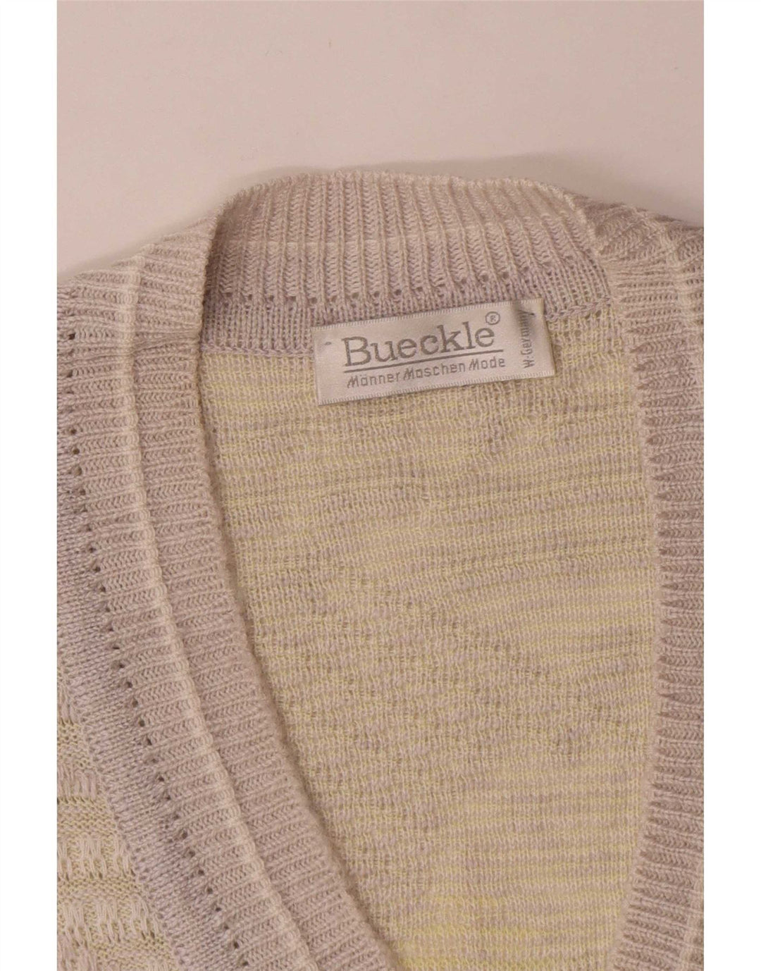 Bueckle Herren-Weste-Tanktop, groß, grau, geometrisch