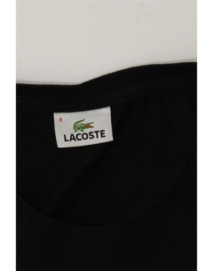 Lacoste Herren T-Shirt Top Größe 8 3XL Schwarz