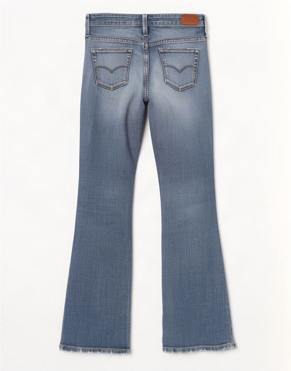 Levi's Damen 565 Bootcut Jeans W25 L29 Blaue Baumwolle