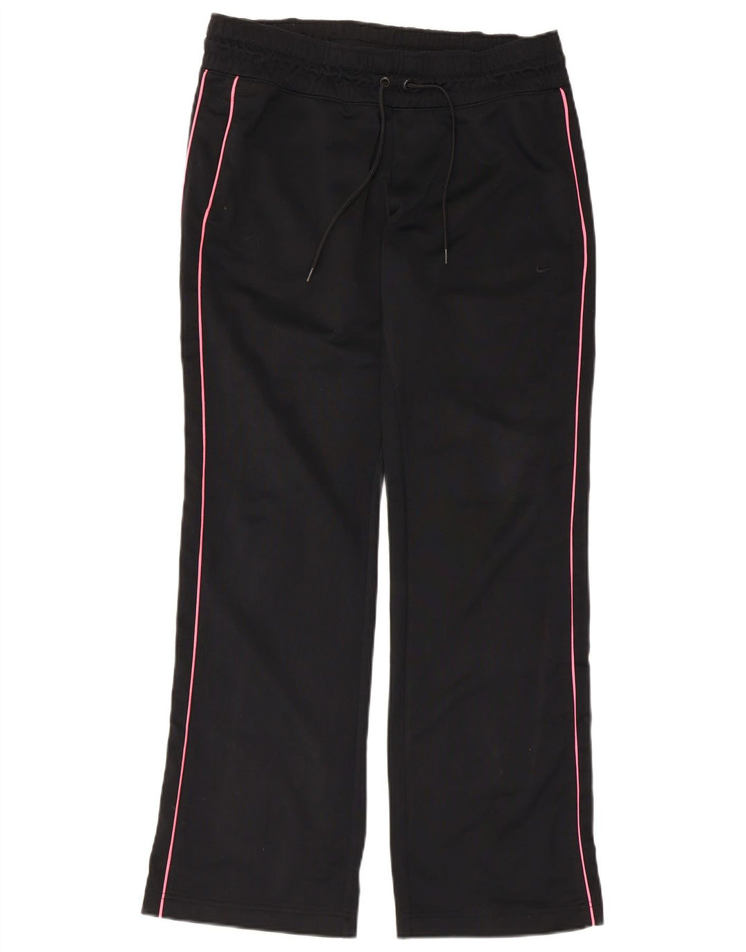 Nike Damen-Trainingshose UK 14 Mittelschwarzes Polyester