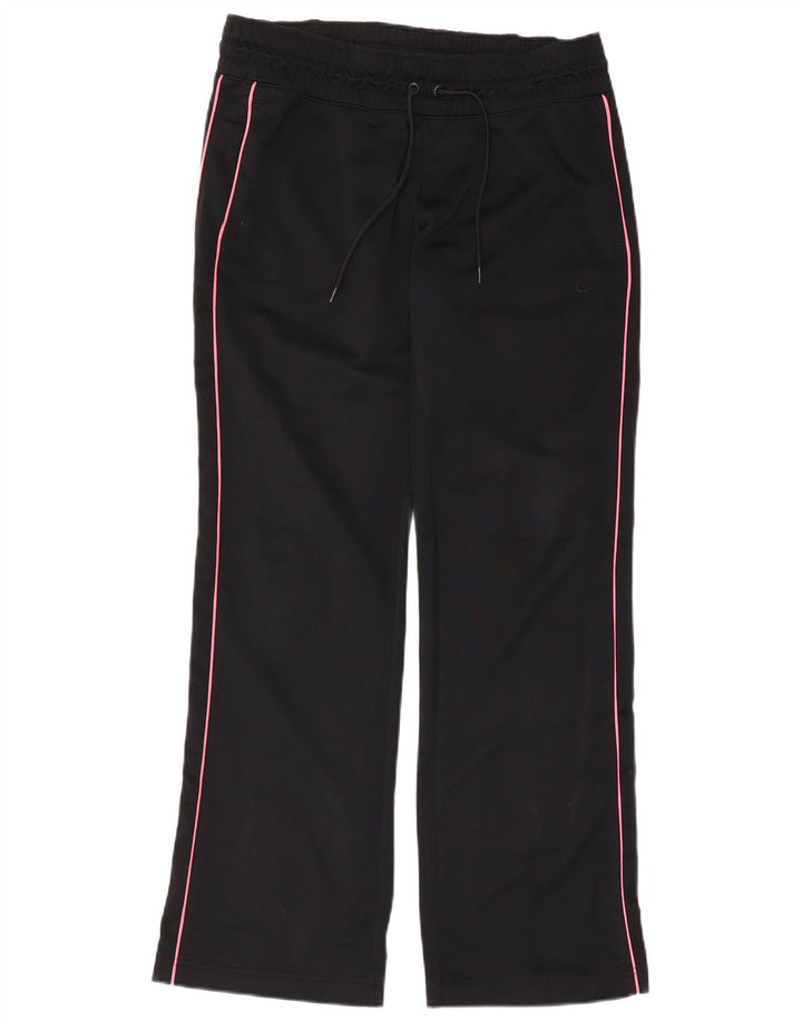 Nike Damen-Trainingshose UK 14 Mittelschwarzes Polyester