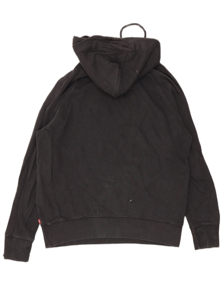 Levi's Herren-Kapuzenpullover mit Grafik, mittelschwarz, Baumwolle