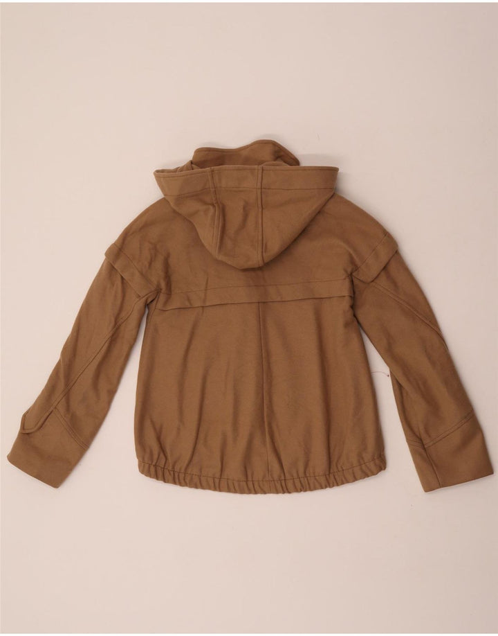 Zara Damen-Bomberjacke mit Kapuze, Gr. 10, Größe S, Braun