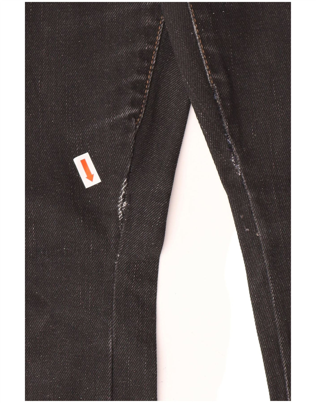 JUST CAVALLI Damen Straight Jeans W34 L27 Schwarze Baumwolle