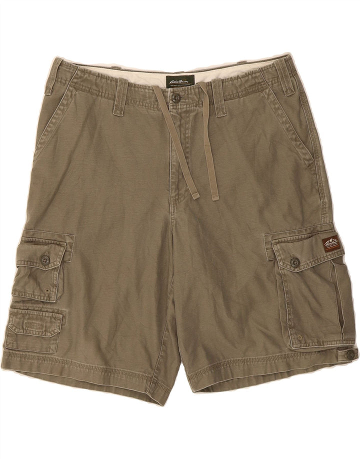 EDDIE BAUER Mens Cargo Shorts W36 Large Grey Cotton Vintage Eddie Bauer and Second-Hand Eddie Bauer from Messina Hembry 