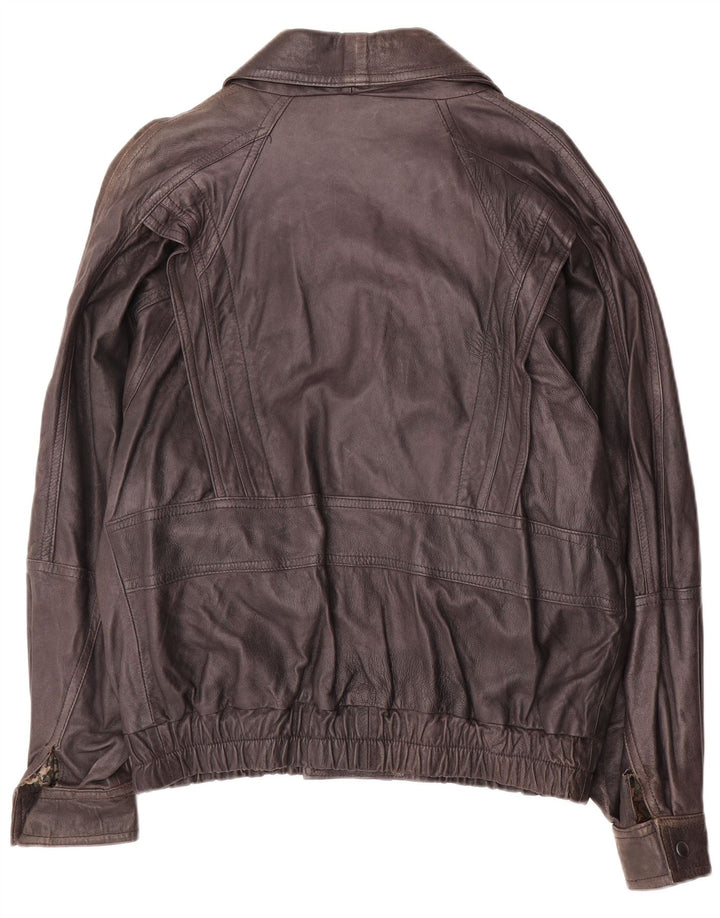 Vintage Herren Lederjacke UK 40 Großes braunes Leder