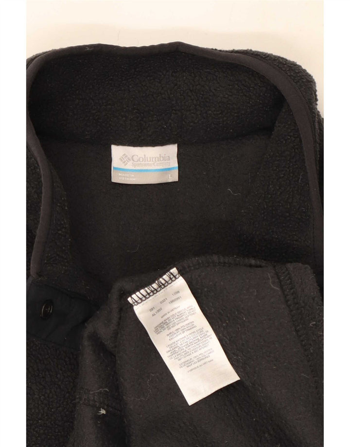 Columbia Damen-Fleecepullover mit Knopfkragen, UK 16, Größe L, grau, Polyester