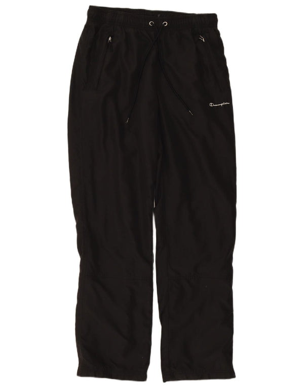 Champion Mens Tracksuit Trousers Medium Black Polyester