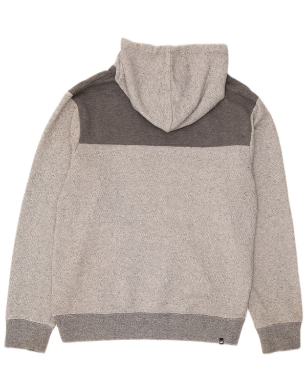 Billabong Herren-Kapuzenpullover, klein, Grau, Colourblock-Baumwolle