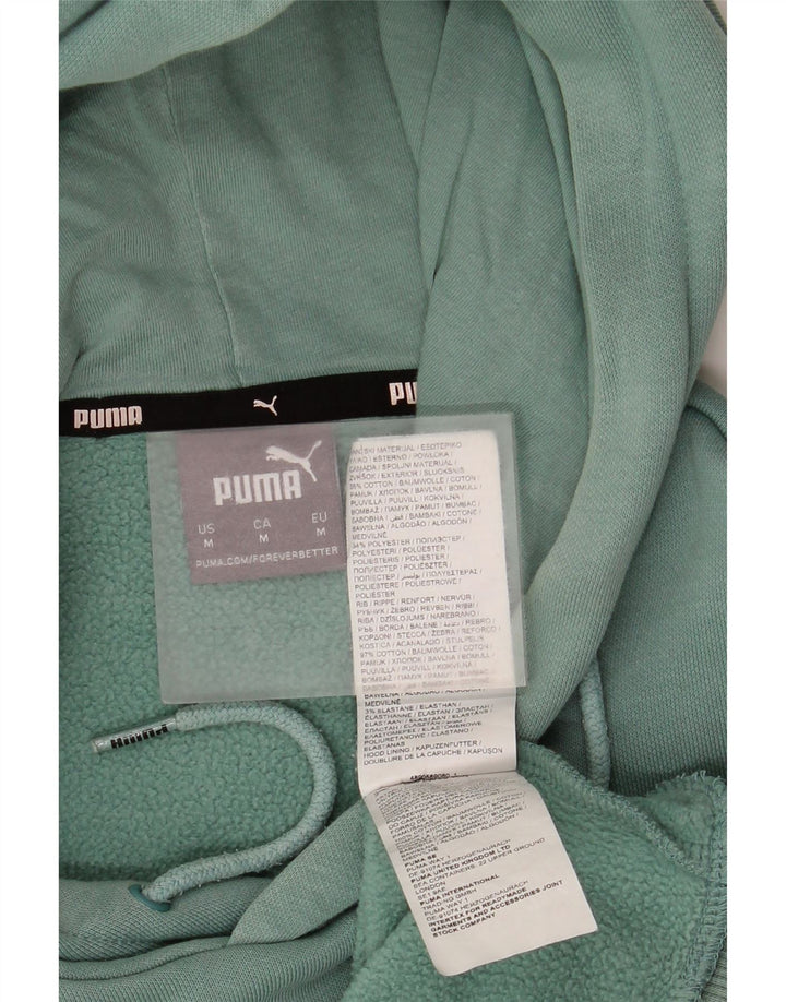 Puma Herren Kapuzenpullover aus mittelgrüner Baumwolle