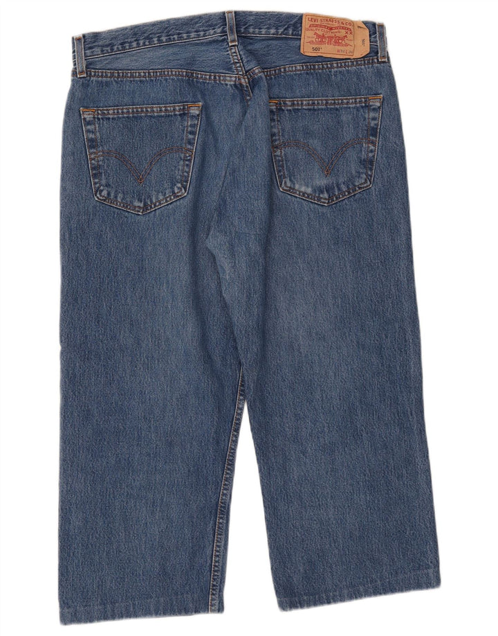 Levi's Herren 501 Capri Jeans W36 L21 Blaue Baumwolle