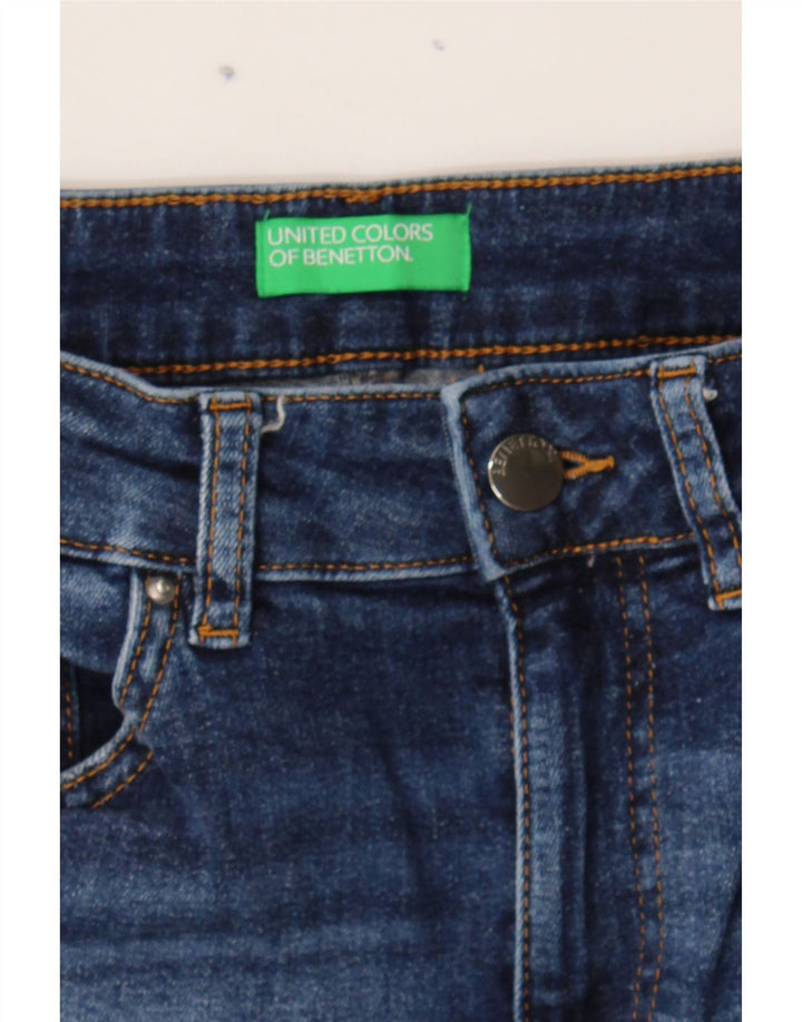 BENETTON Womens Cropped Jeans W28 L25 Blue Cotton Vintage Benetton and Second-Hand Benetton from Messina Hembry 