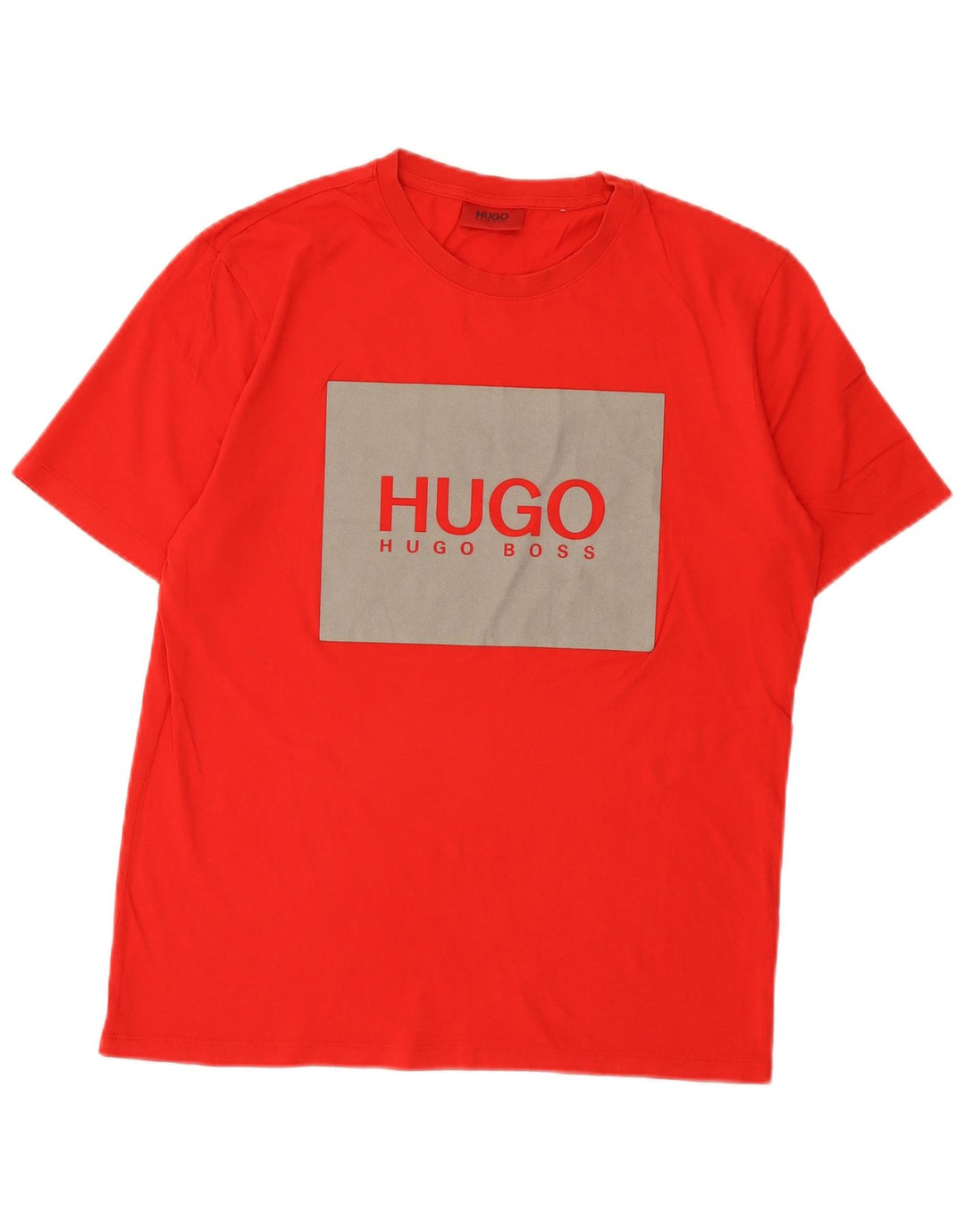 Hugo Boss Herren T-Shirt mit Grafik, Größe S, Rot
