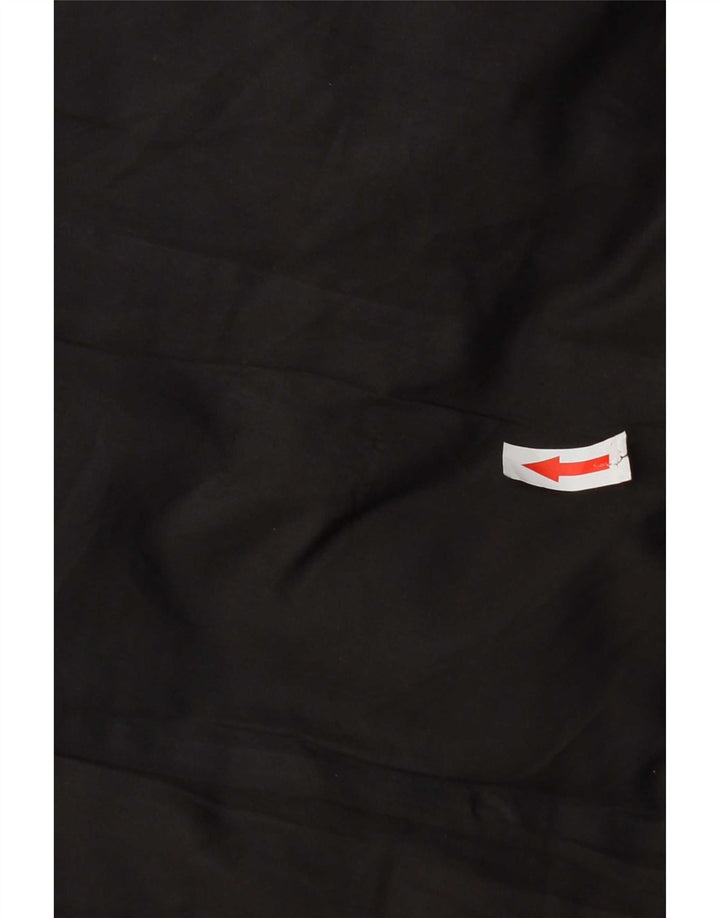 Zara Damen Longline-Weste mit Kapuze, gepolstert, UK 14, Mittelschwarz, Polyester