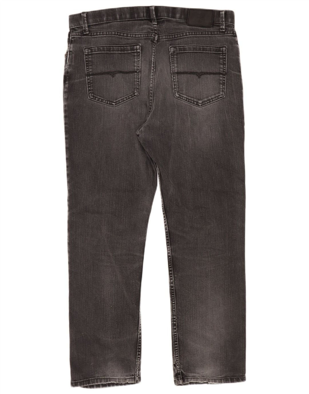 Marks & Spencer Herren Tapered Jeans W36 L29 Graue Baumwolle