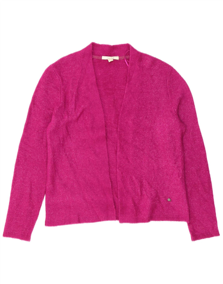 White Stuff Damen-Strickjacke in Übergröße, Gr. 8, klein, rosa, Polyacryl