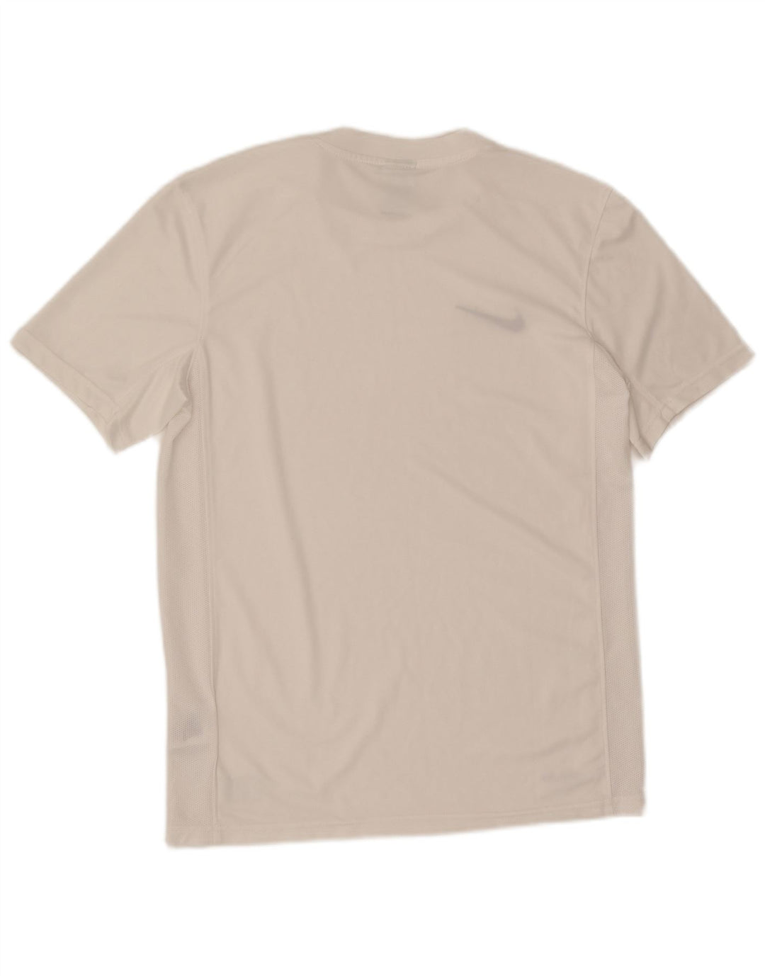 Nike Herren Dri Fit T-Shirt Top Mittelweißes Polyester