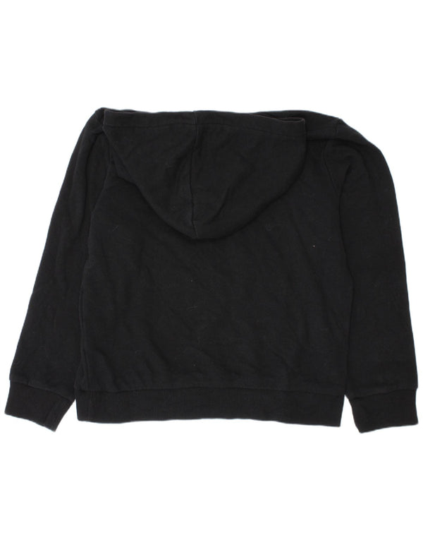 Puma Jungen-Kapuzenpullover mit Grafik, 7–8 Jahre, Größe S, schwarze Baumwolle