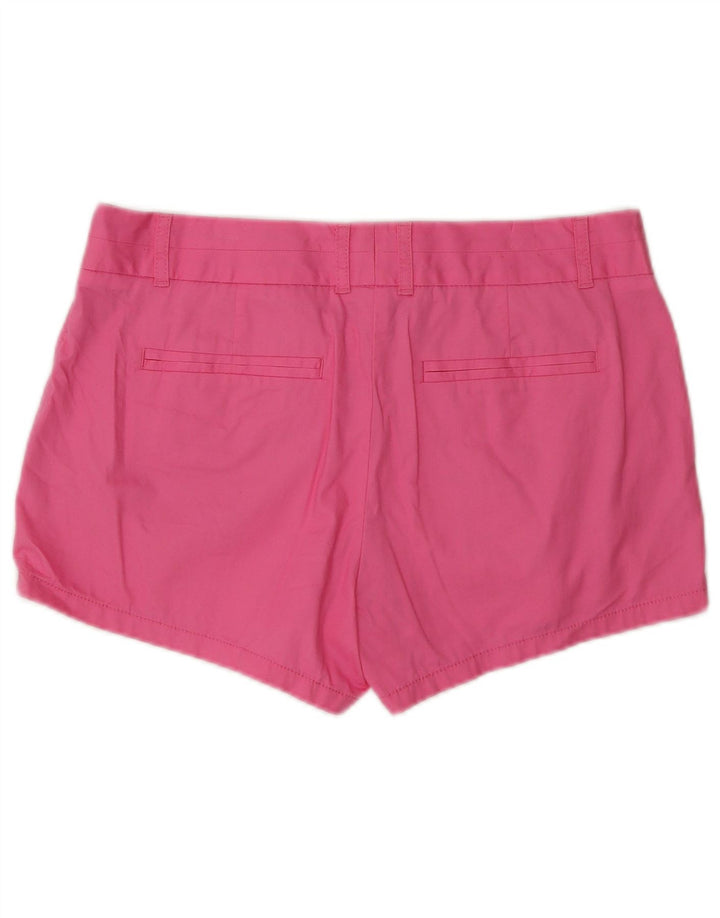 J. CREW Damen Chinoshorts US 6 Medium W32 Rosa Baumwolle