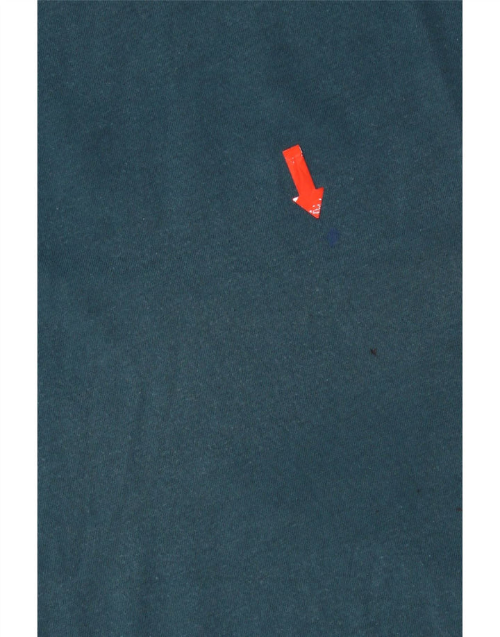 Jack Wills Herren-T-Shirt mit Grafik, mittelblaue Baumwolle